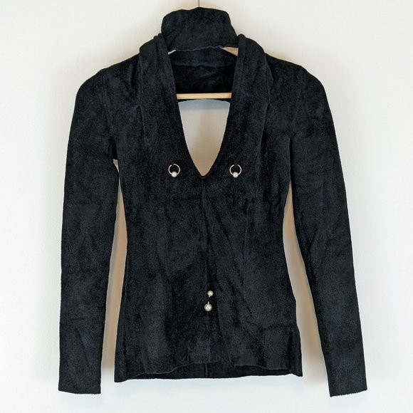 ALEXANDER WANG Velvet Sweater Choker Piercings - Picture 9 of 13